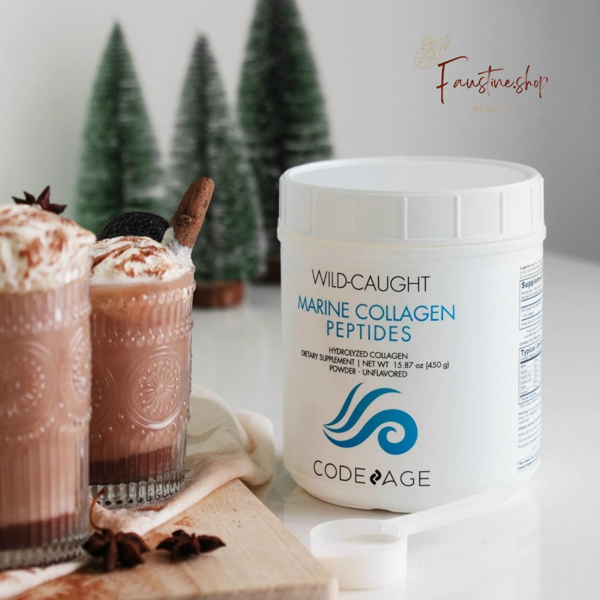 [CHÍNH HÃNG] Marine Collagen PEPTIDES dạng bột thủy phân, giúp trẻ hóa làn da, căng mịn da của Codeage