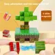 Mc DIY 100/200pcs My Building Block World Children's Educational Magnetic Building Block Assembly Toys. 