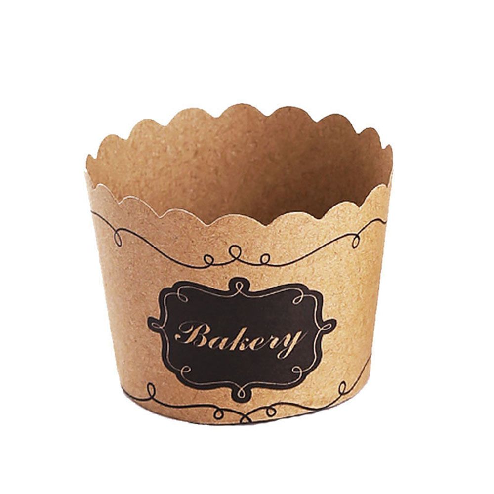 Resigh fashion 50pcs tự làm bánh lót tráng vàng bạc baking khuôn cupcake paper cups cupcake đóng gói muffin cupcake lót