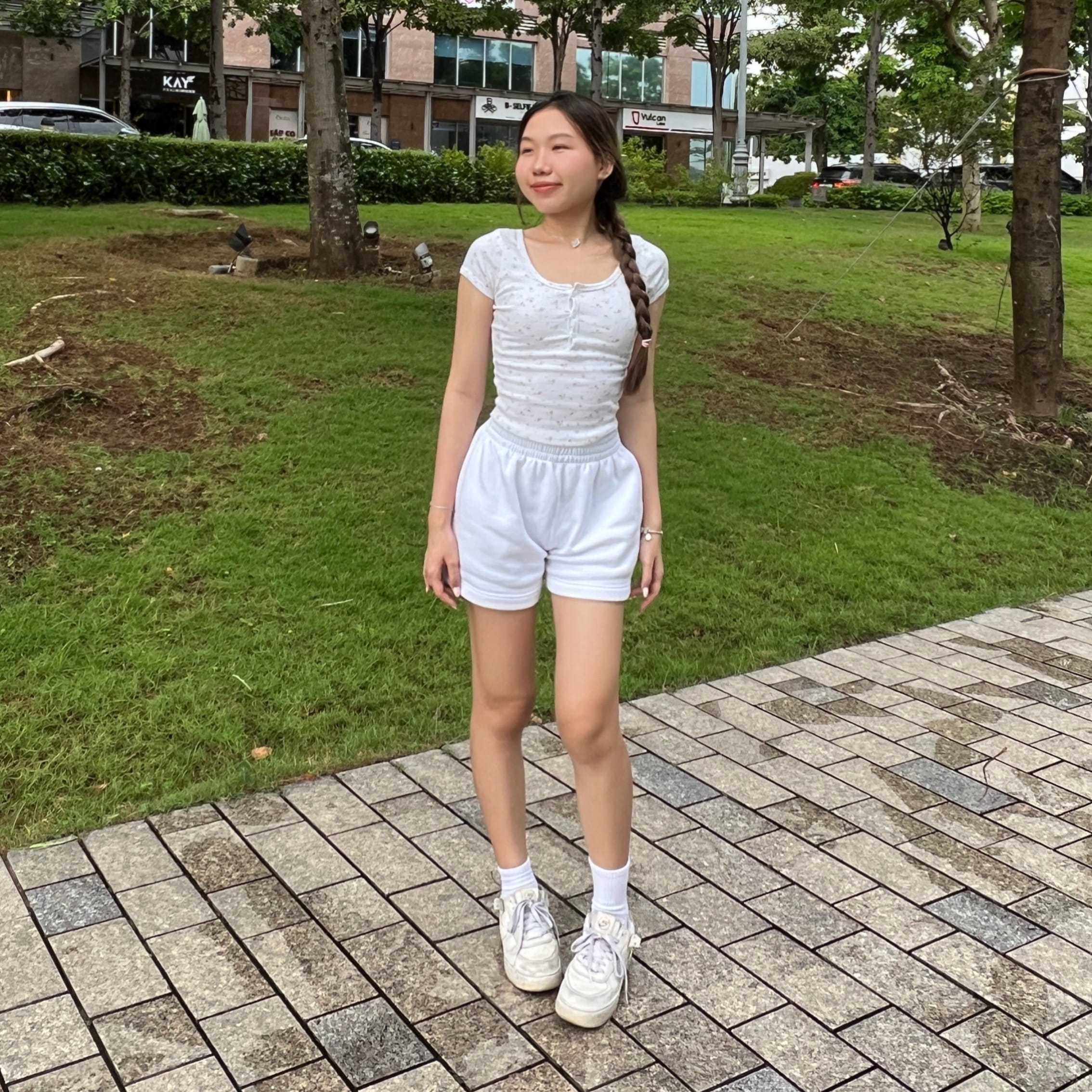 Quần Short thun nỉ cotton, Basic Sweatshorts AUGETY