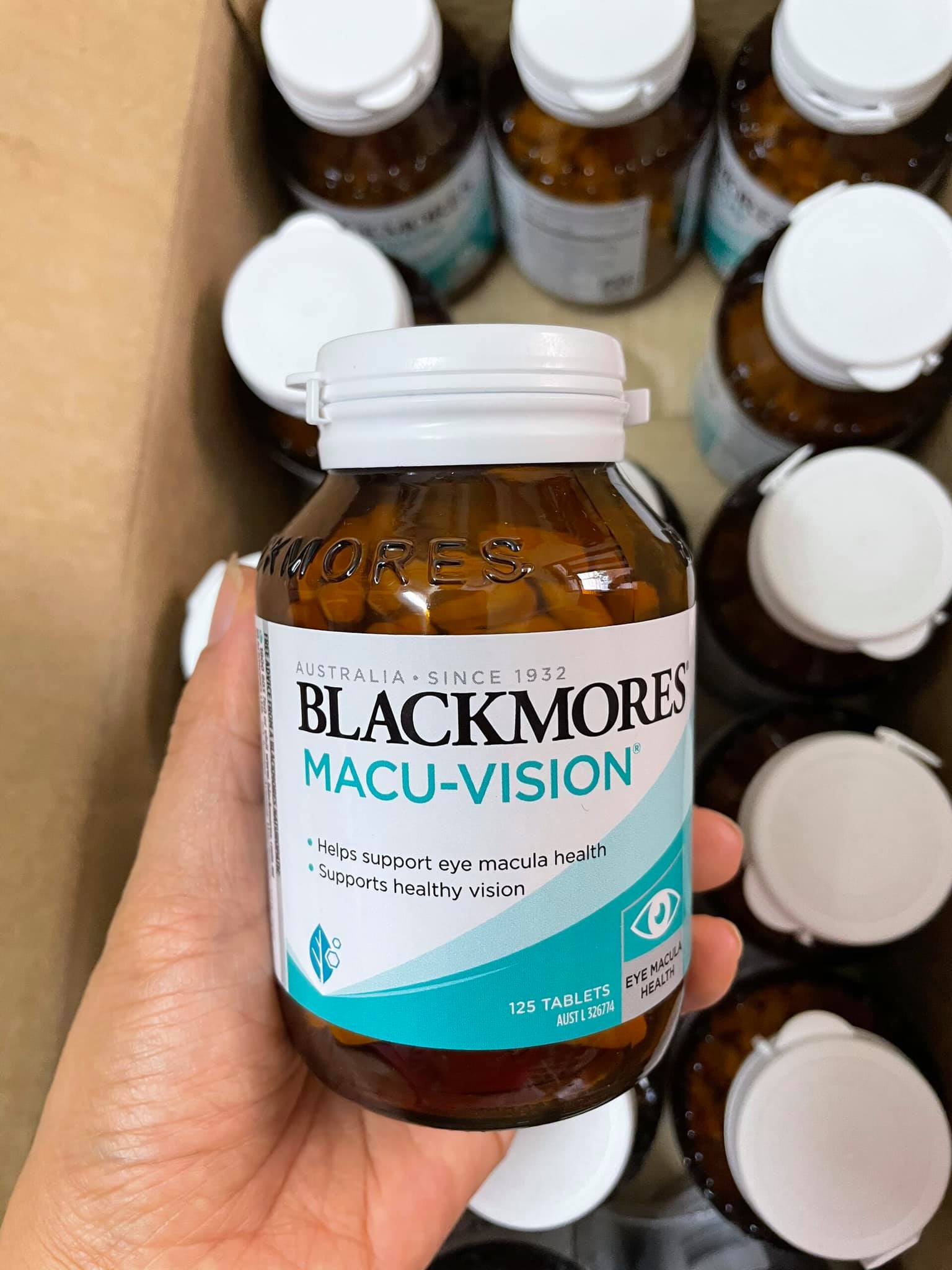 Bổ mắt Blackmores Macu Vision 125 Tablets