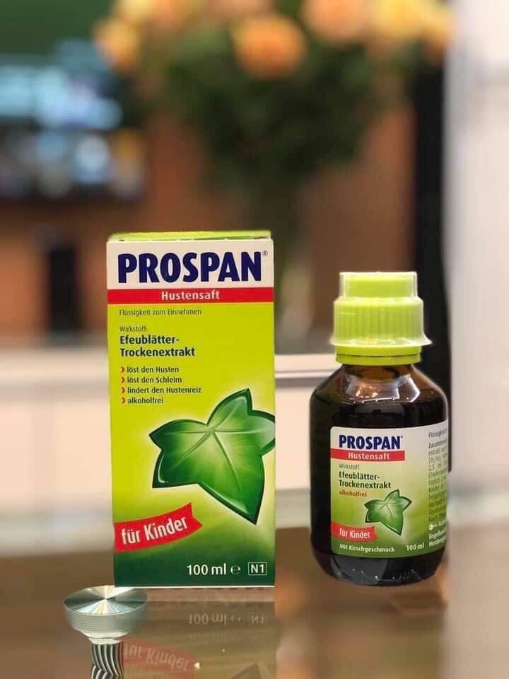 Siro ho Prospan của Đức freeship 100ml hạn 03-2023