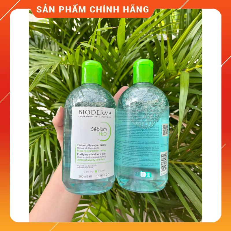 [CHÍNH HÃNG] Nước tẩy trang Bioderma 500ml nhập Pháp