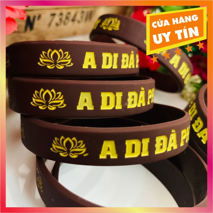 Vòng Tay Cao Su A DI ĐÀ PHẬT
