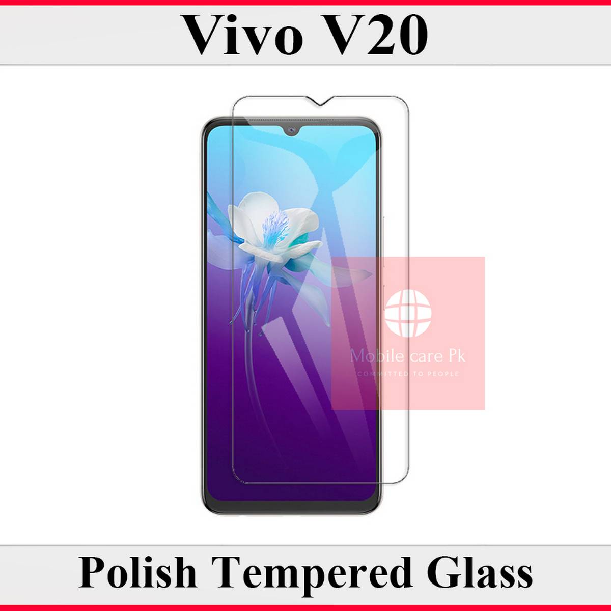 Vivo V20 Tempered Glass Screen Protector Premium High Quality Polish Glass For Vivo V20