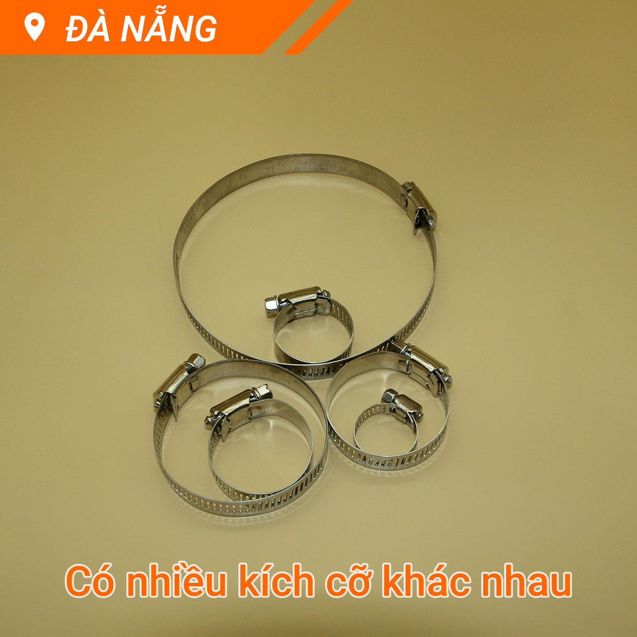 Đai xiết inox, cổ dê các cỡ