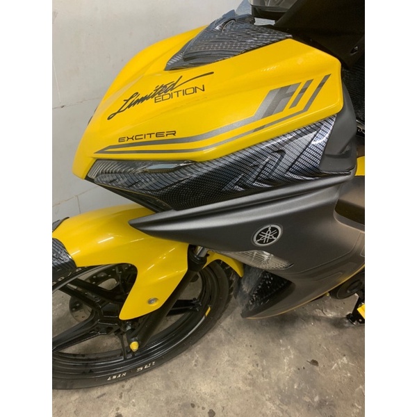 Ốp Hông Trước Ex155 2021 Carbon (GIÁ SALE)