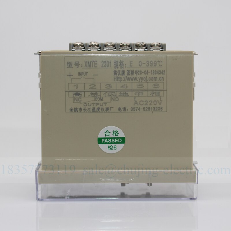 E Type 0-399 Degree XMTE-2301 Temperature Controller Electrical Circuitry Parts
