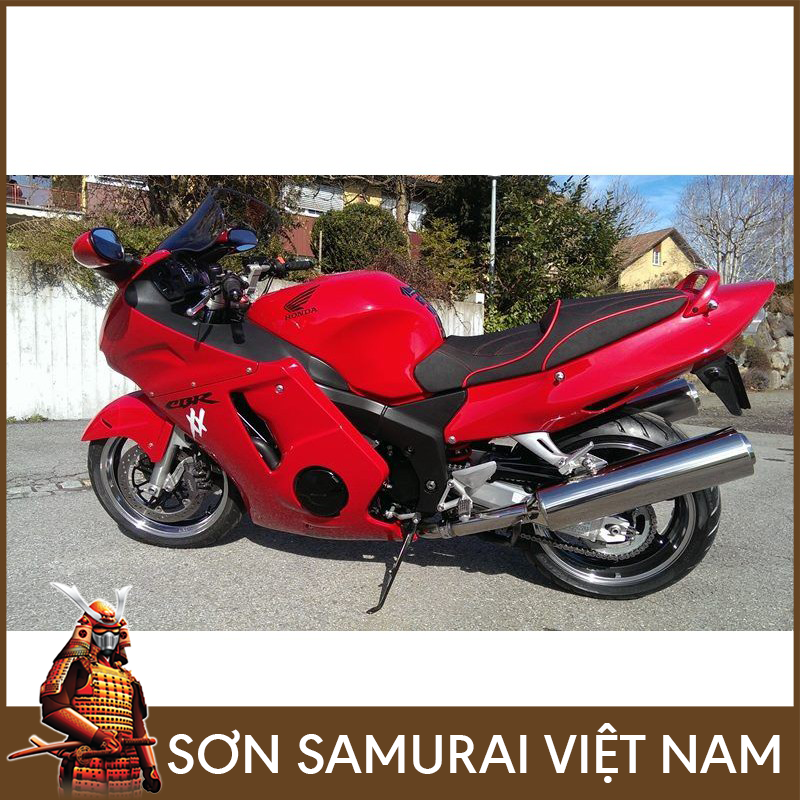 Chai sơn samurai màu đỏ sáng S138 - Sơn xịt samurai màu đỏ sáng