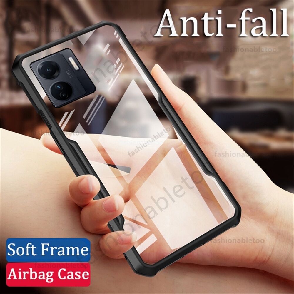 tzmar%20for%20Oppo%20A57%205G%20Silicone%20Transparent%20Phone%20Case%20Acrylic%20Shockproof%20Bumper%20Soft%20TPU%20Back%20Cover%20-%20Image%204