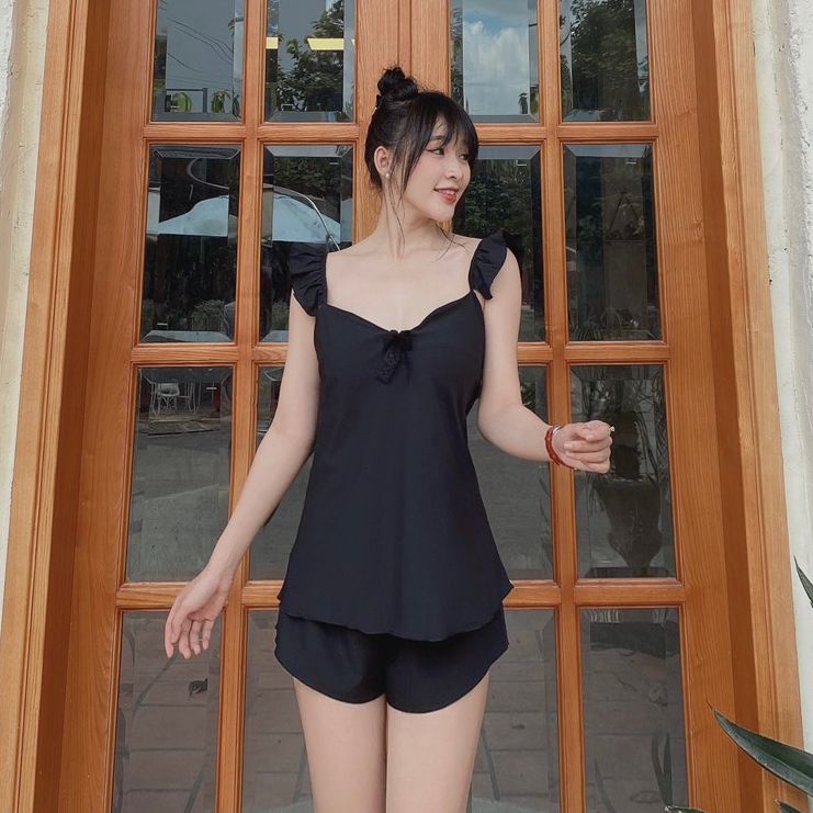 Bộ Đùi Áo Cộc Đồ Ngủ Mặc Nhà TIPIXI MS77
