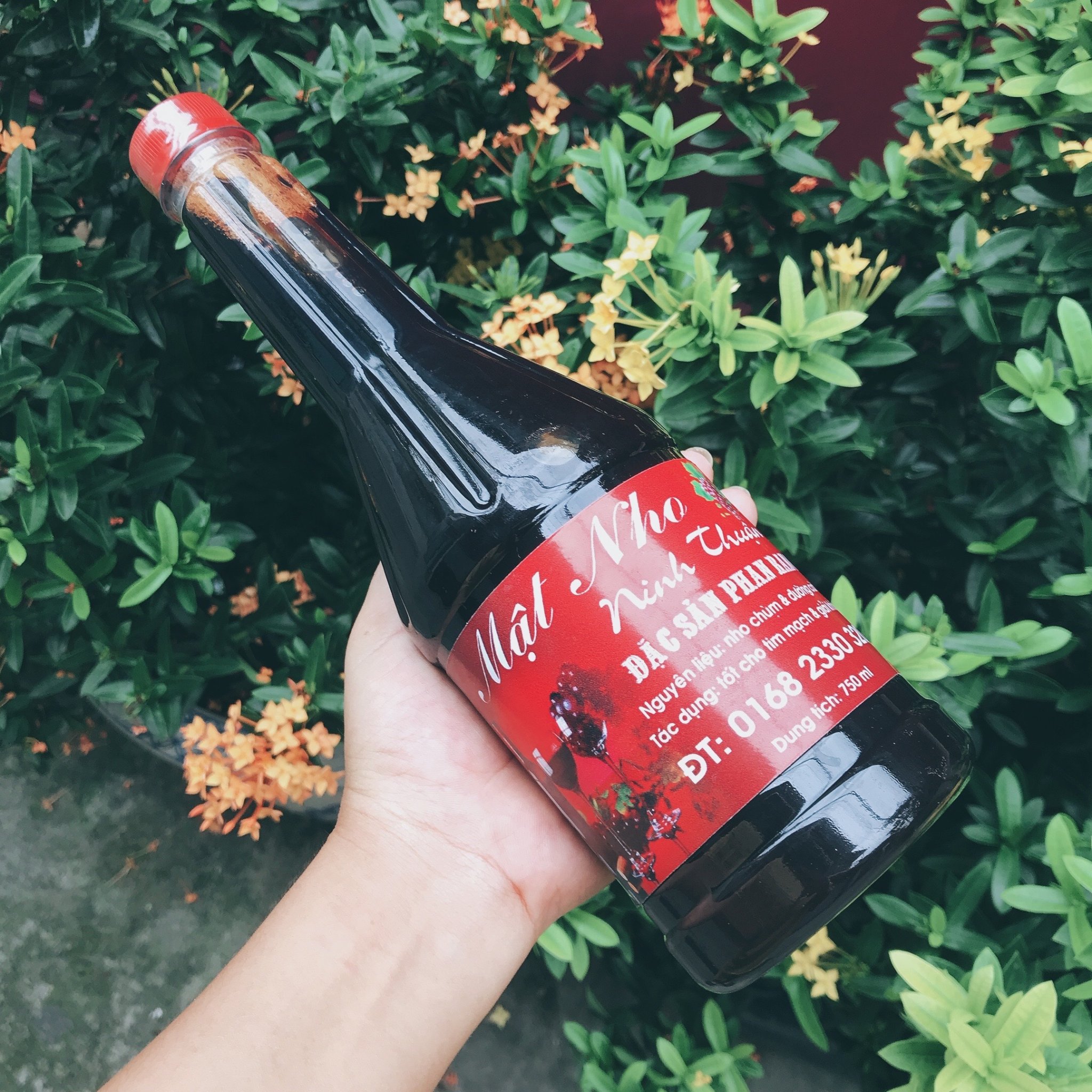 Mật nho Ninh Thuận 750ml [ít đường]