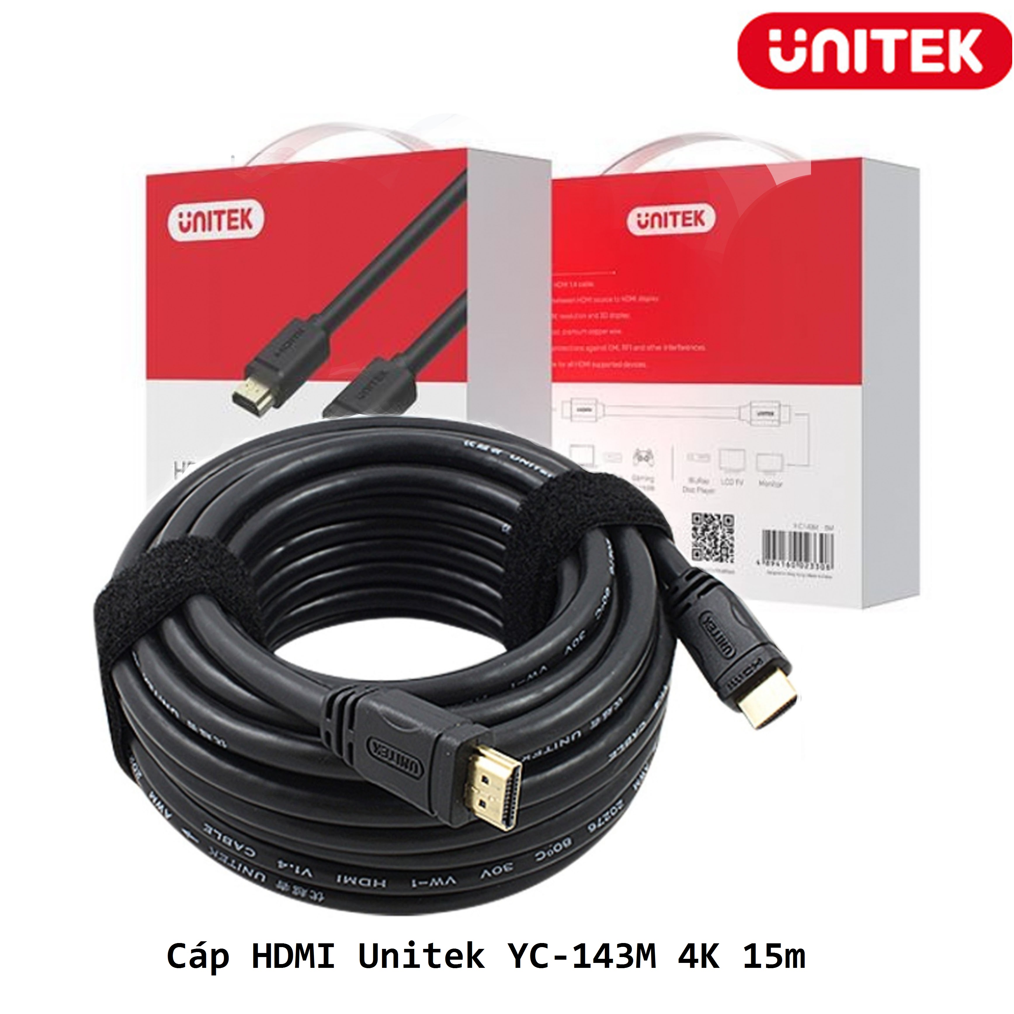 Cáp hdmi unitek yc-143m - yc-143u