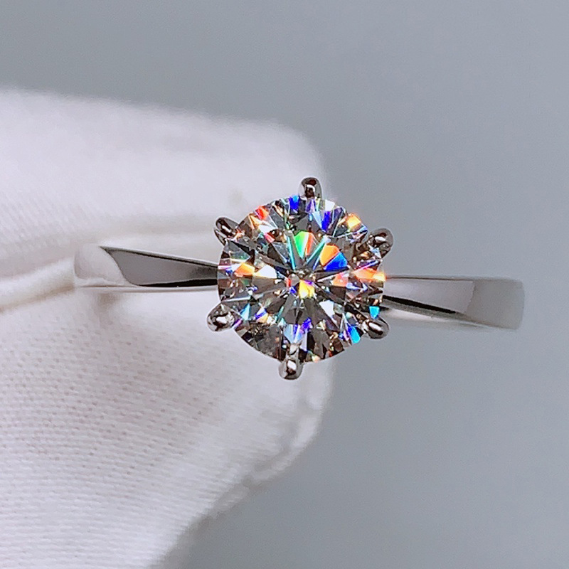 【Hottest Trends】Crown Classic Six Claw Opening Ring Imitation American ...
