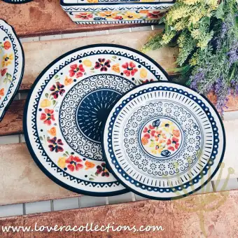 Lovera Wild Fl Set Of 2 Salad And Dinner Plates Lazada Singapore Fl Set Of 2 Salad And Dinner Plates