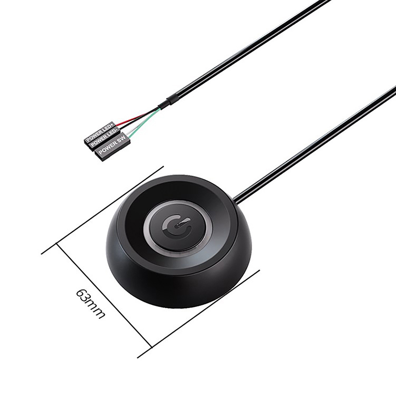 Desktop Computer Switch Push Button PC Motherboard External Start Power ...