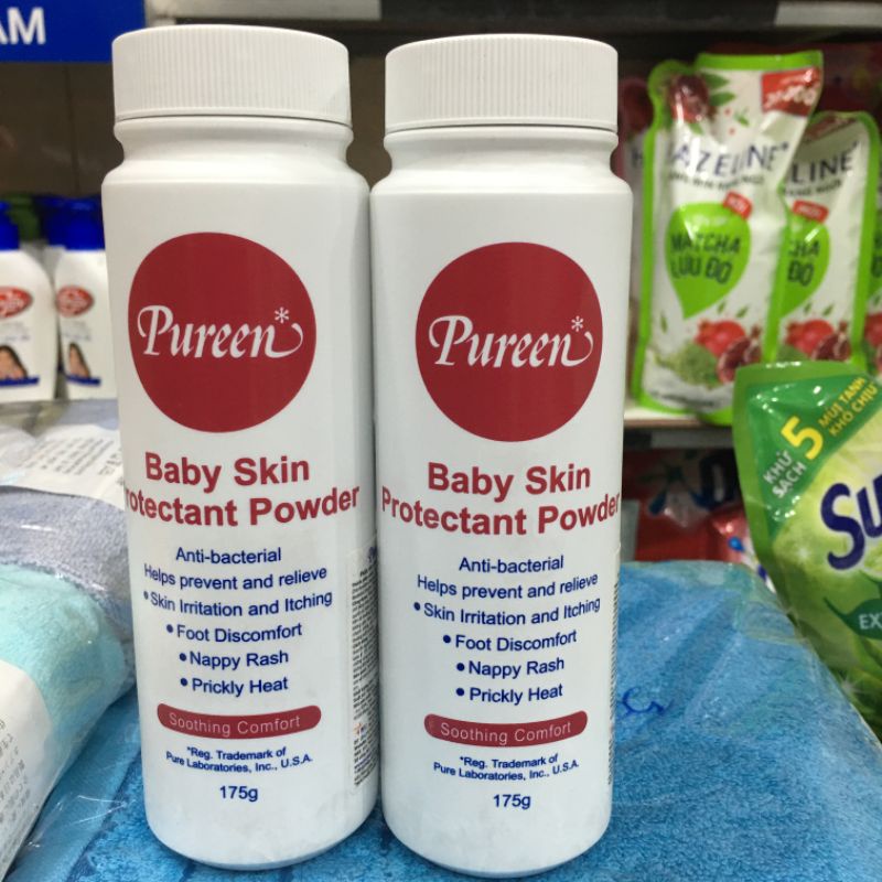 Phấn Rôm PUREEN Baby Skin Protectant Powder 175g Phấn rơm Pureen