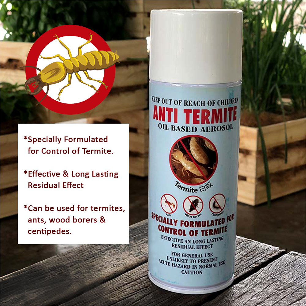 Anti Termite Aerosol Spray Oil Based Aerosol 450ml Lazada Singapore