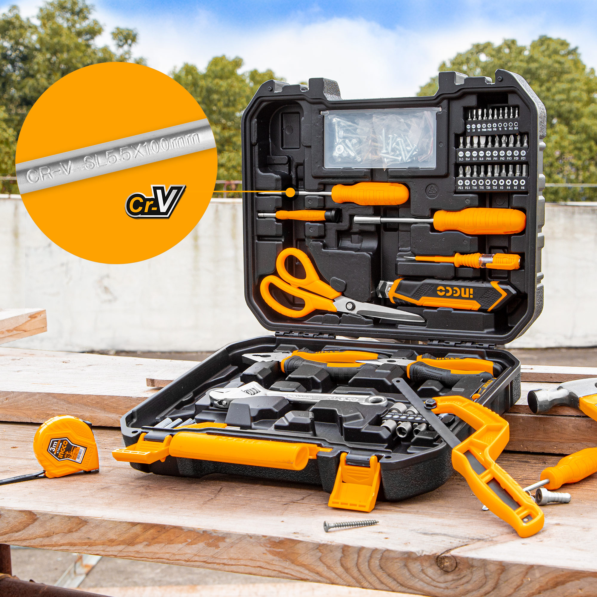 Bộ 120 món dụng cụ INGCO HKTHP21201
