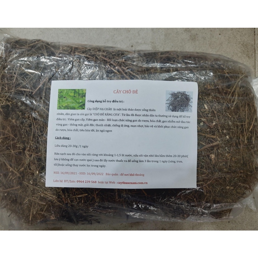 cây chó đẻ phơi khô 1kg