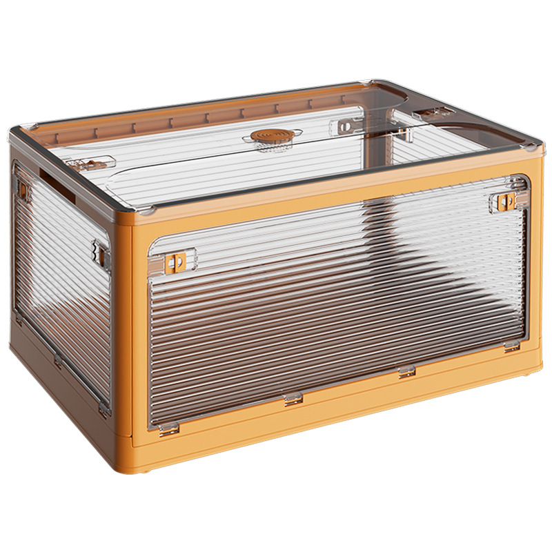 YONUO Storage box household large size clothes quilt toy organizing box transparent folding storage box bag wardrobe plastic basket