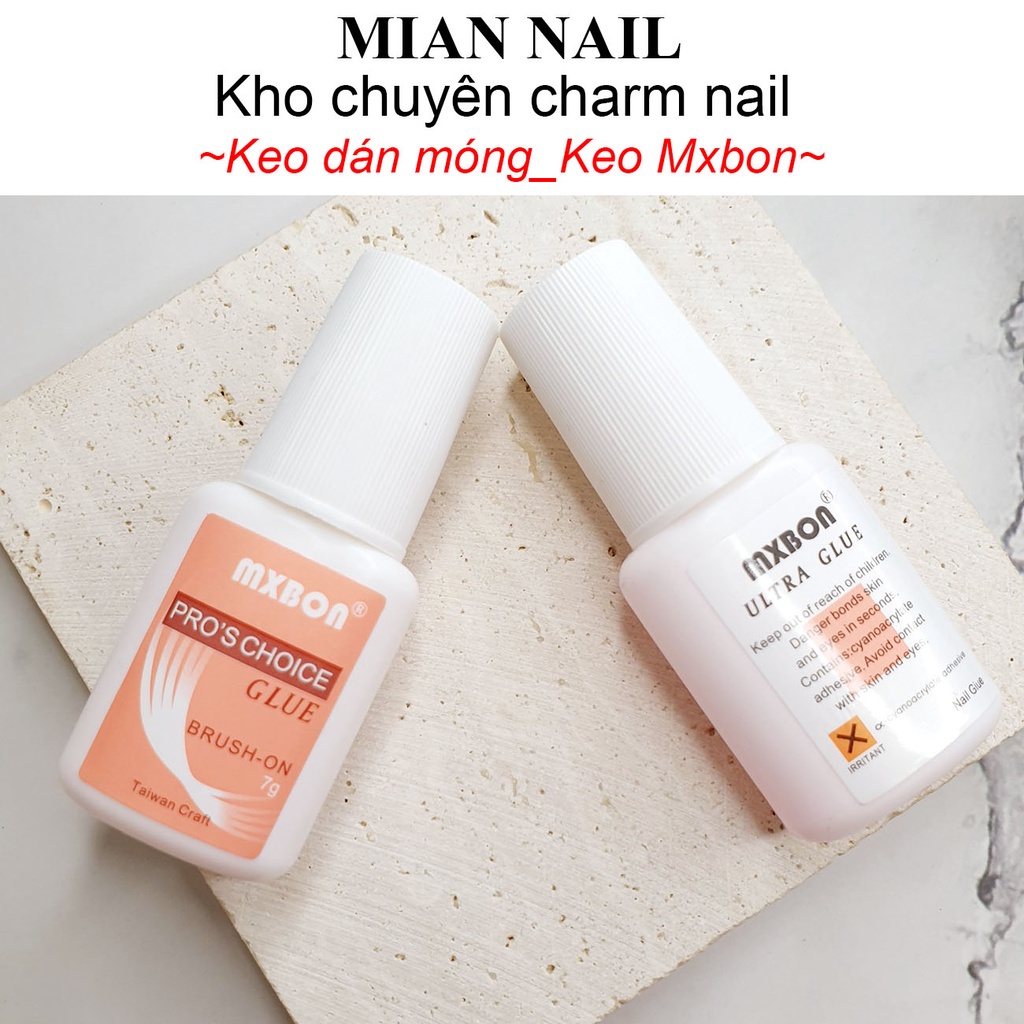 Keo dán móng Mxbon, nailbox MiAN