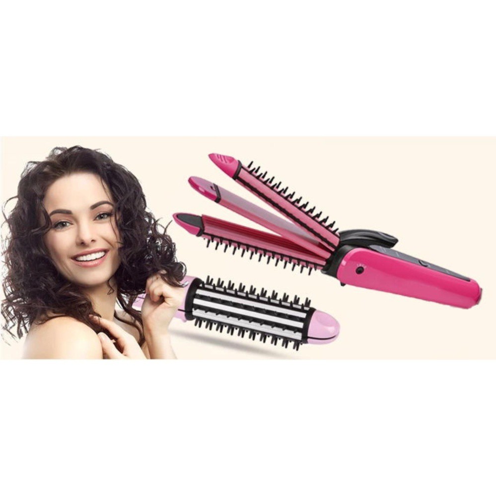 Máy ép, uốn, dập xù 3 trong 1 Nova bảo hành 3 tháng