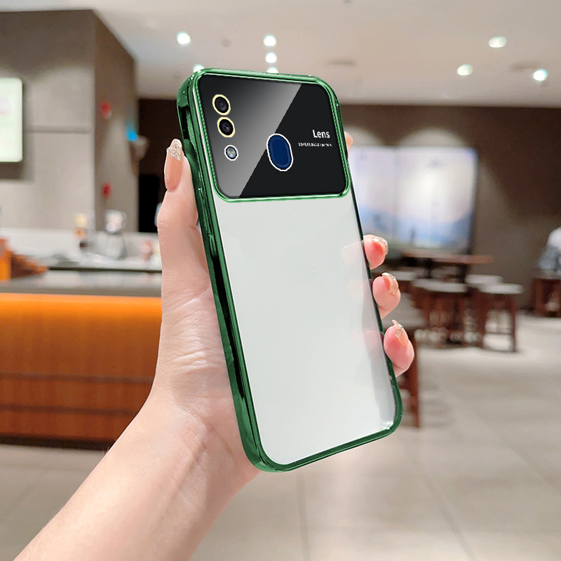 Clear Plating Phone Case For Samsung Galaxy A20 Case SamsungA30 A30 Transparent Shockproof With Camera Protection Soft Cover
