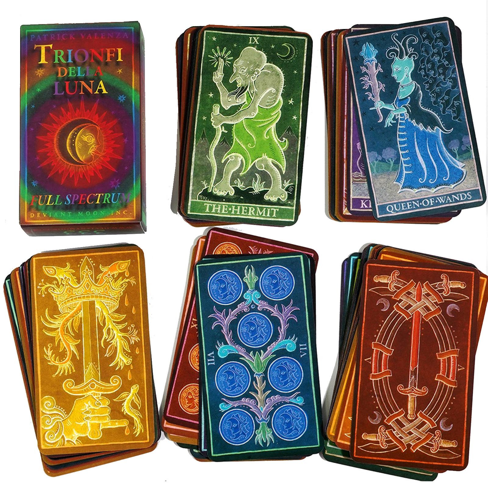 12x7 Cm Trionfi Della Luna Full Spectrum Tarot