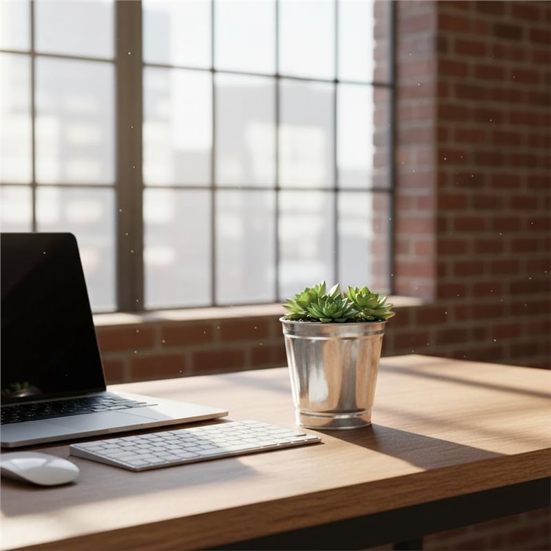 Mini Trash Can with Lid, Wastebasket Small Metal Buckets with Lids Flower Pot Pen Holder Trash, Waste Baskets.