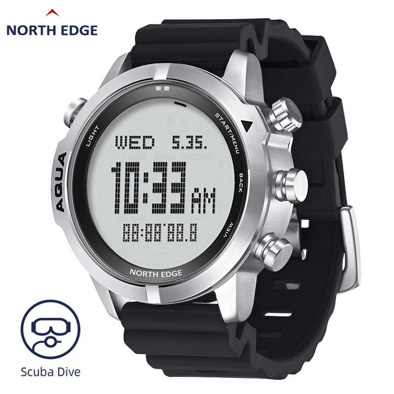 NORTH EDGE AQUA Original Men's Professional Diving Computer Watch