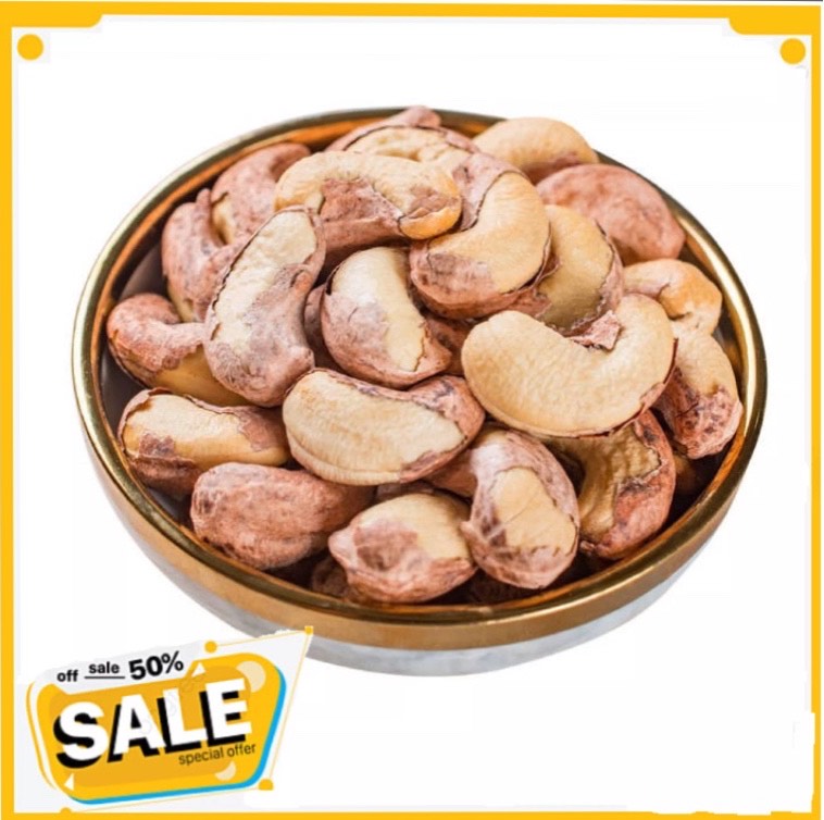 1KG HOẶC 500GRAM HẠT ĐIỀU VỎ LỤA RANG MUỐI ĐẶC SẢN BÌNH PHƯỚC