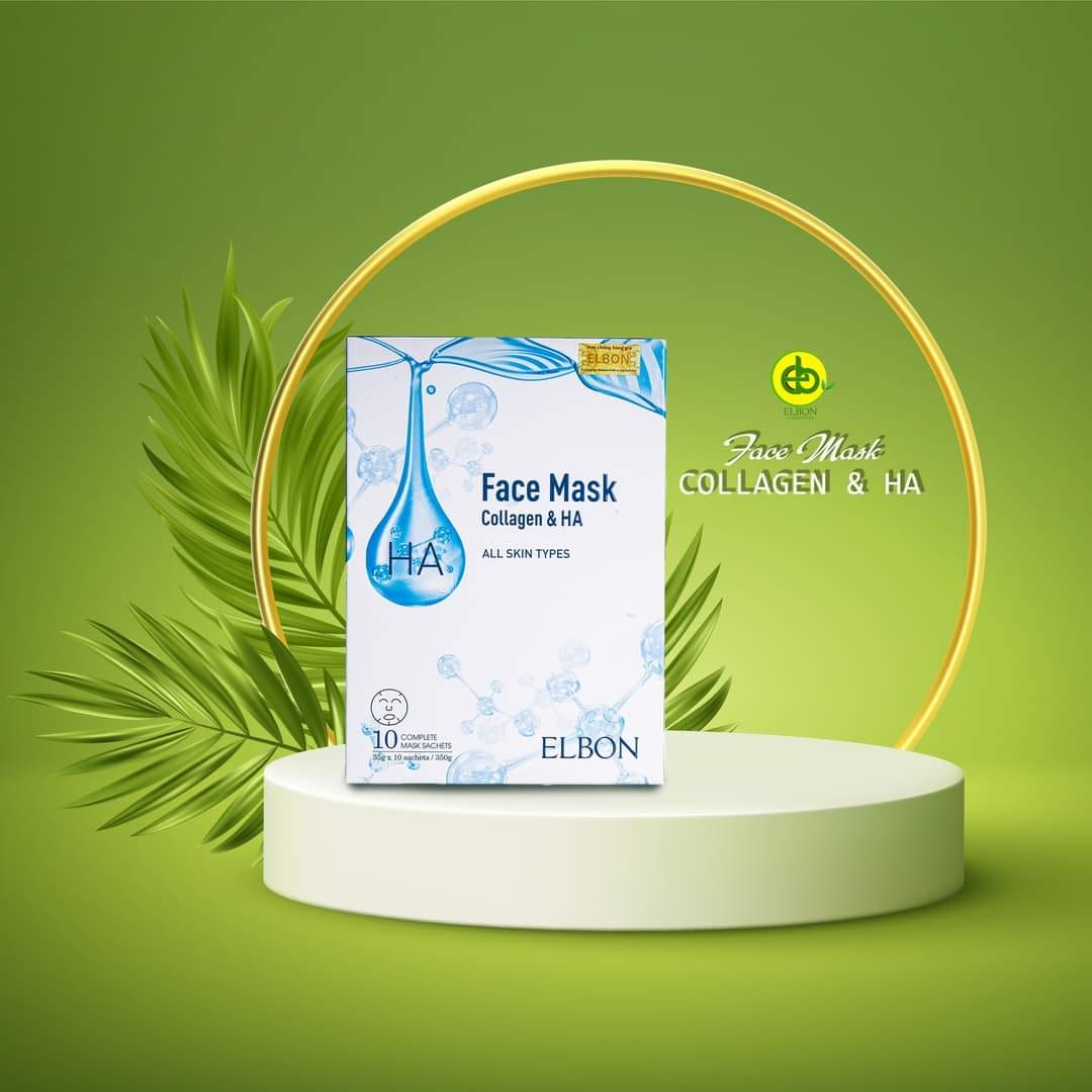 MẶT NẠ COLLAGEN & HA ELBON CAO CẤP [CHÍNH HÃNG]
