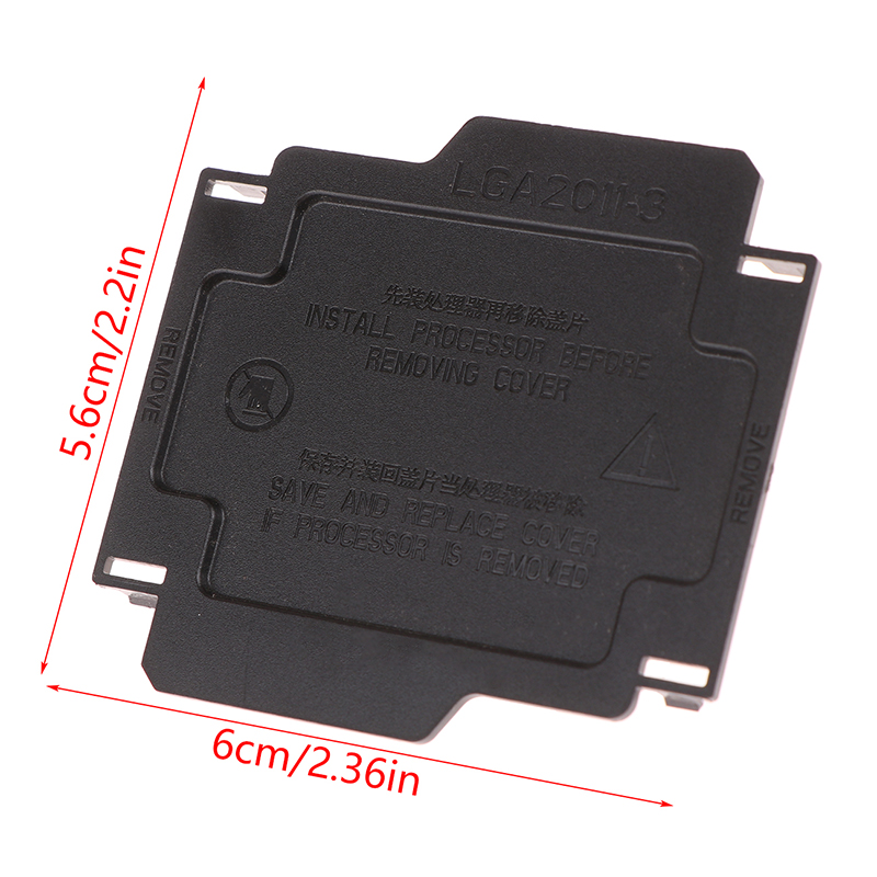 LGA%202011%20Motherboard%20CPU%20Socket%20Protection%20Shell%20Black%20Cover%20Universal%20CPU%20Protection%20Pin%20Cover%20For%20LGA%202011-3%20V3%202066%20X99%20X299%20Queena%20-%20Image%202