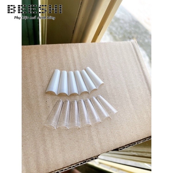 Móng tip thang, móng nối thang, bịch đủ số 500 móng phom chuẩn