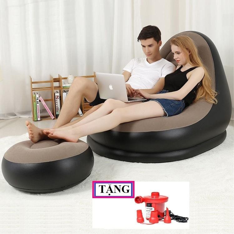 Ghế đệm hơi tựa lưng, sofa hơi, ghế đệm hơi cao cấp . kèm bơm điện 2 chiều