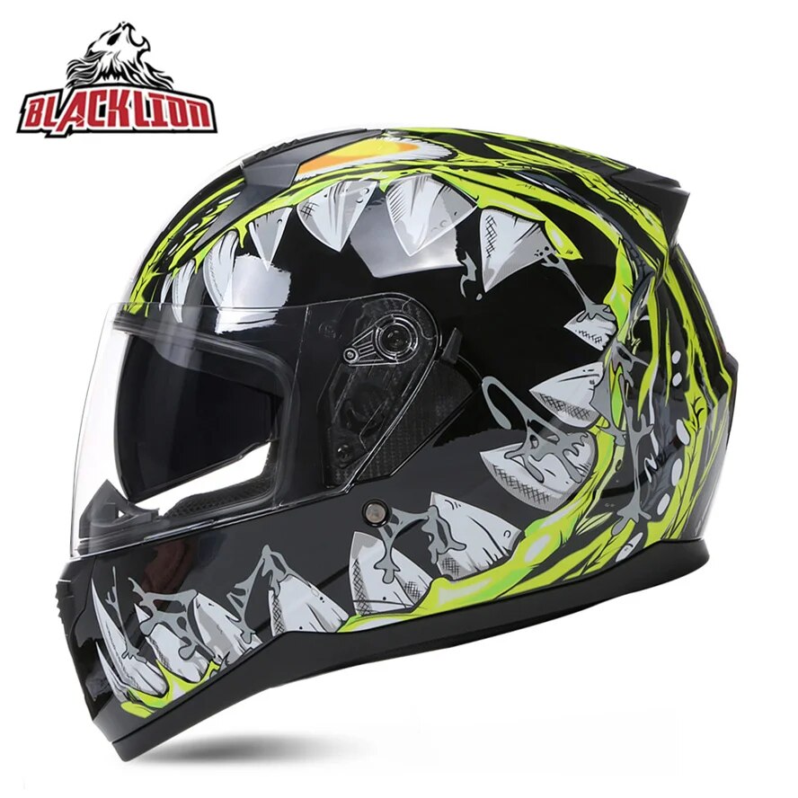 Double Visors Full Helmets Motorcycle Helmet With Inner Sun Visor