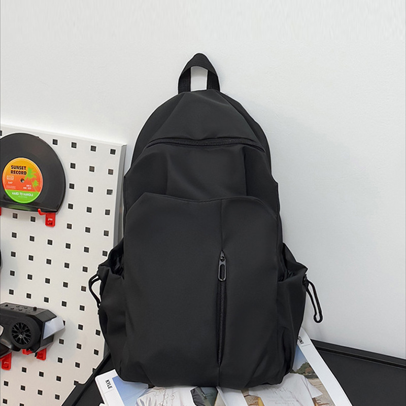 ELACCENT Men's backpack schoolbag college students casual simple large capacity backpack middle school high school students travel backpacks
