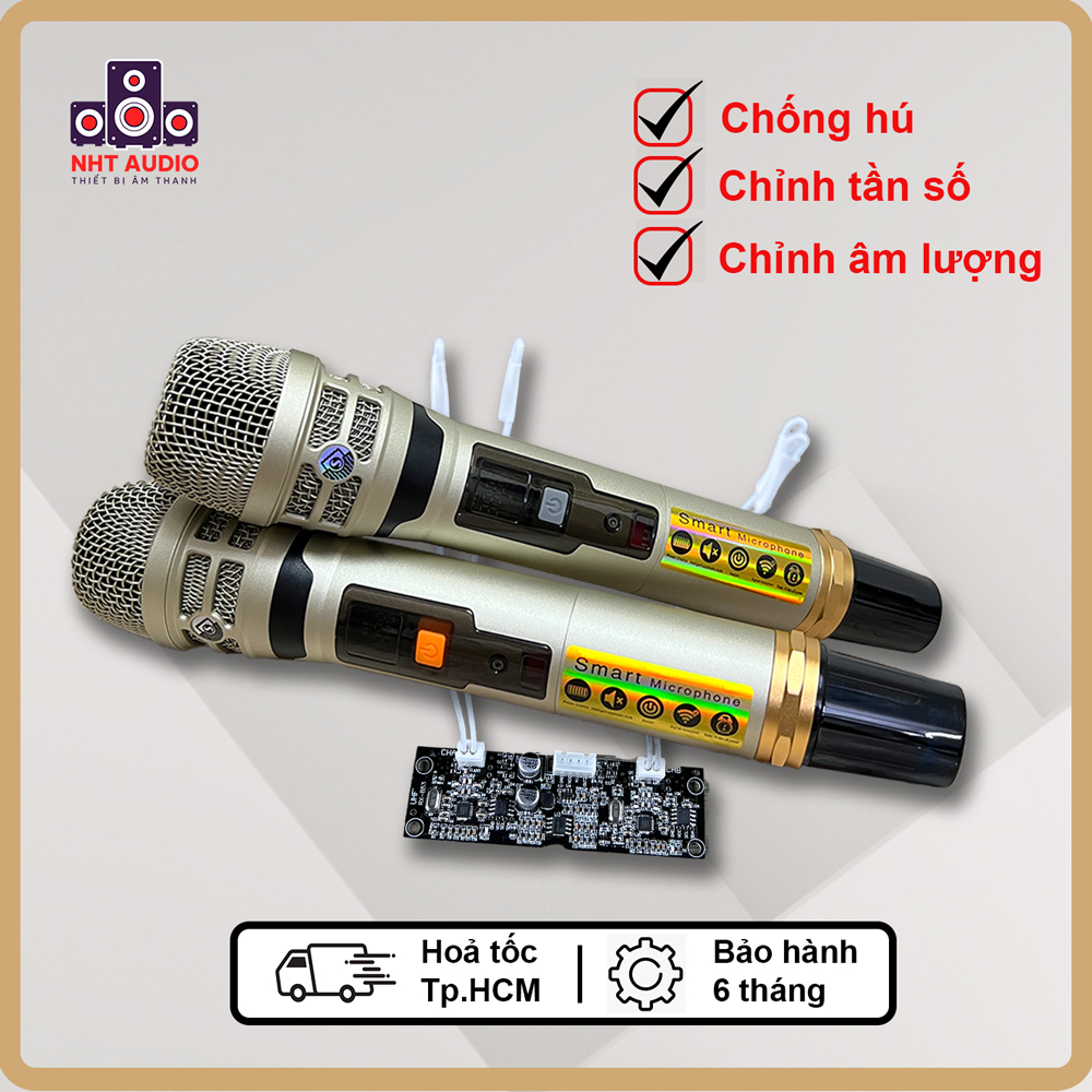 Micro loa kéo UGX21 hợp kim nhôm cao cấp chống hú chỉnh tần số chỉnh âm lượng