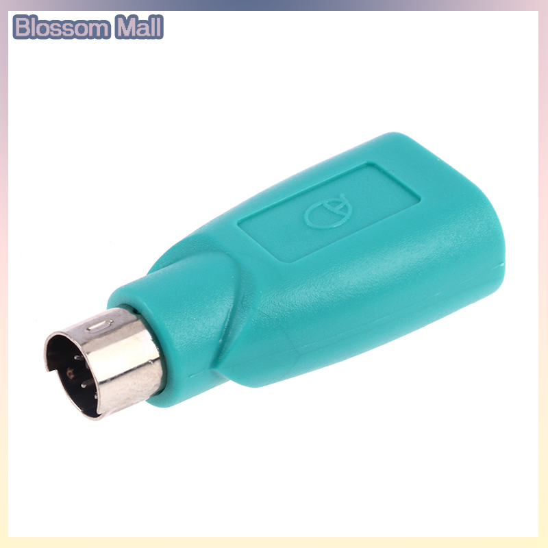[Blossom] 1Pair Keyboard Mouse PS2 to PS 2 USB Adapter Converter for usb Keyboard Mouse