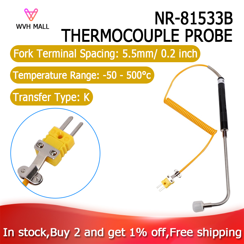 NR81533B K Type Sensor Right Angle Surface Temperature Probe High