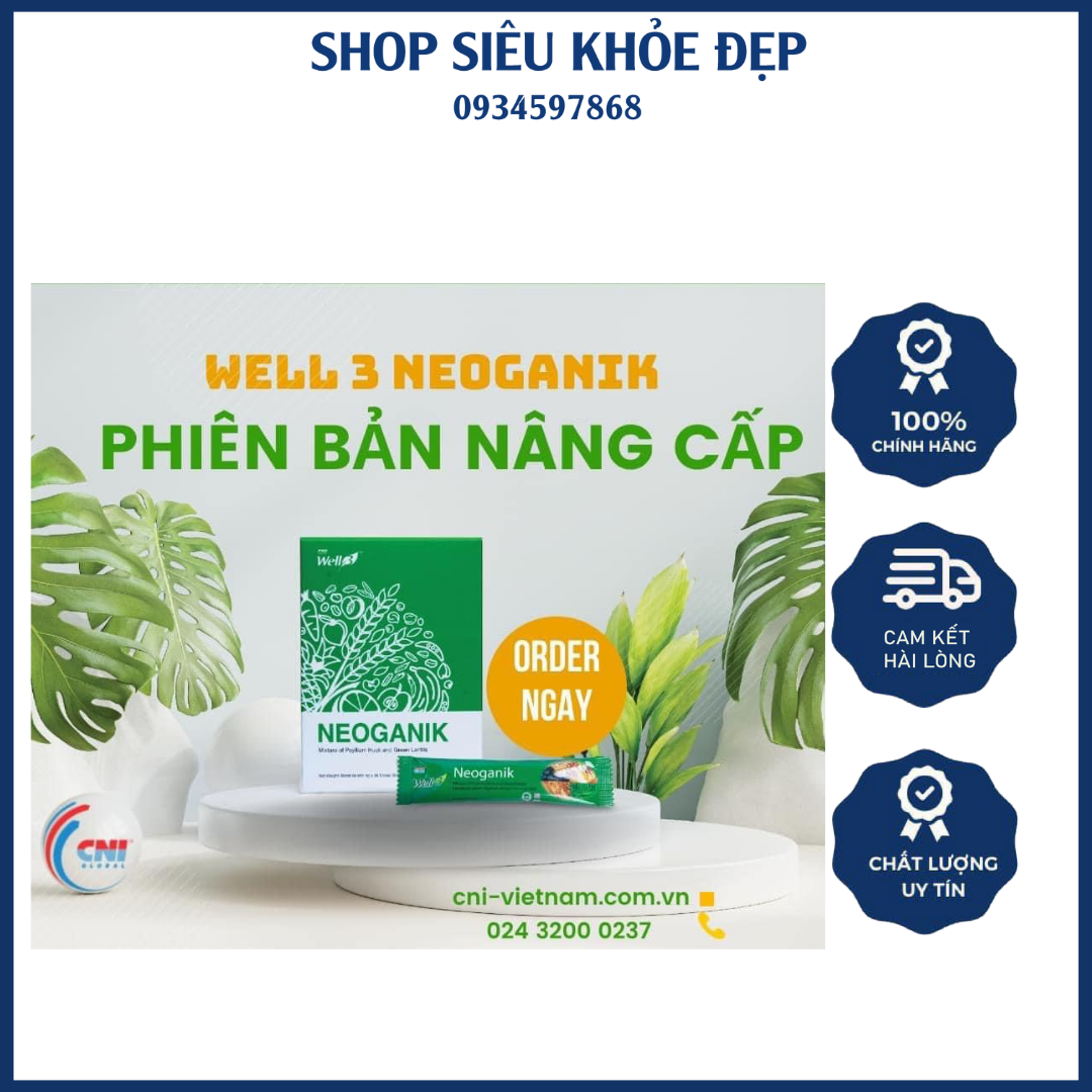 Neoganik bột uống dinh dưỡng từ rau củ quả giúp tăng cường sức khỏe