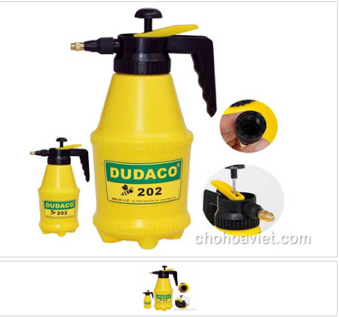 Bình xịt tưới cây cảnh phun mưa 2 lít