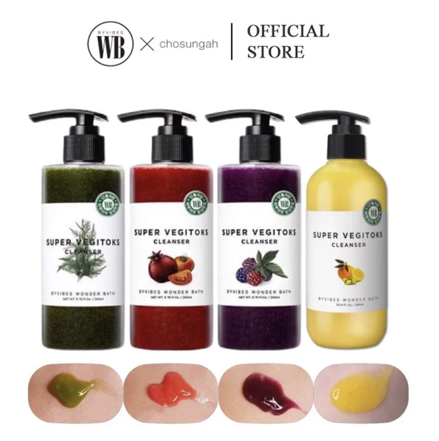 Sữa Rửa Mặt Rau Củ Bybibes Wonder Bath Super Vegitoks Cleanser