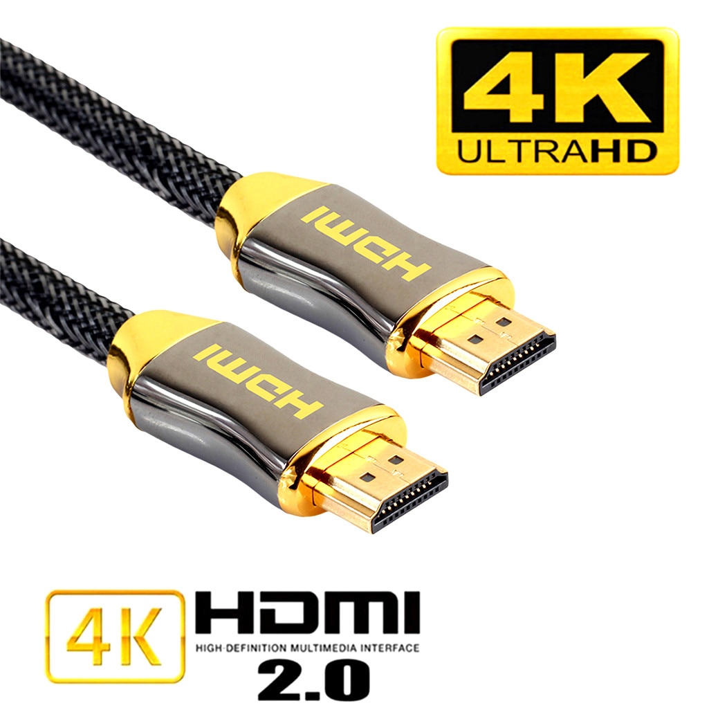 PREMIUM HDMI 4K Cable 2.0V HD High Speed 2160p 3D Lead 1M/2M/4M/5M/10M/15M/20M 