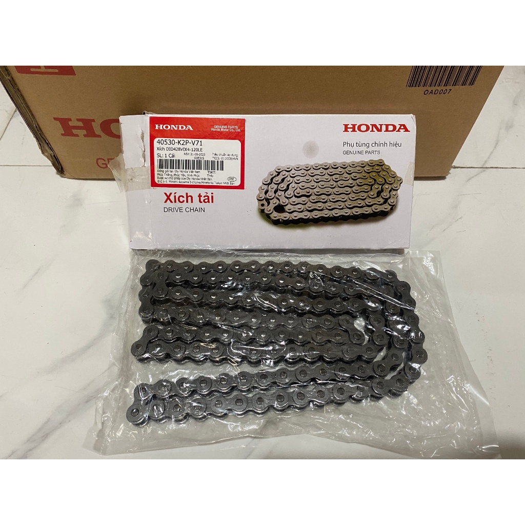 Nhông xích | nhông sên WINNER X V3 (2020-2022) DID 428 VIX4-120LE (Có phớt) (40530-K2P-V71)