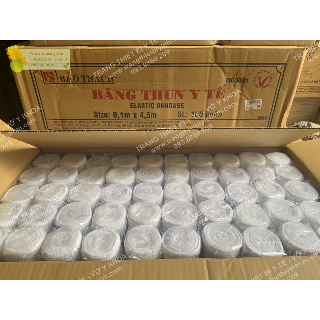 Băng Thun Y Tế Bảo Thạch 1 Móc , 2 Móc , 3 Móc