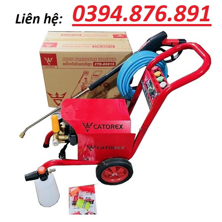 [FREE SHIP] [VIDEO] Máy Rửa Xe Cao Áp 3.8Kw Catorex