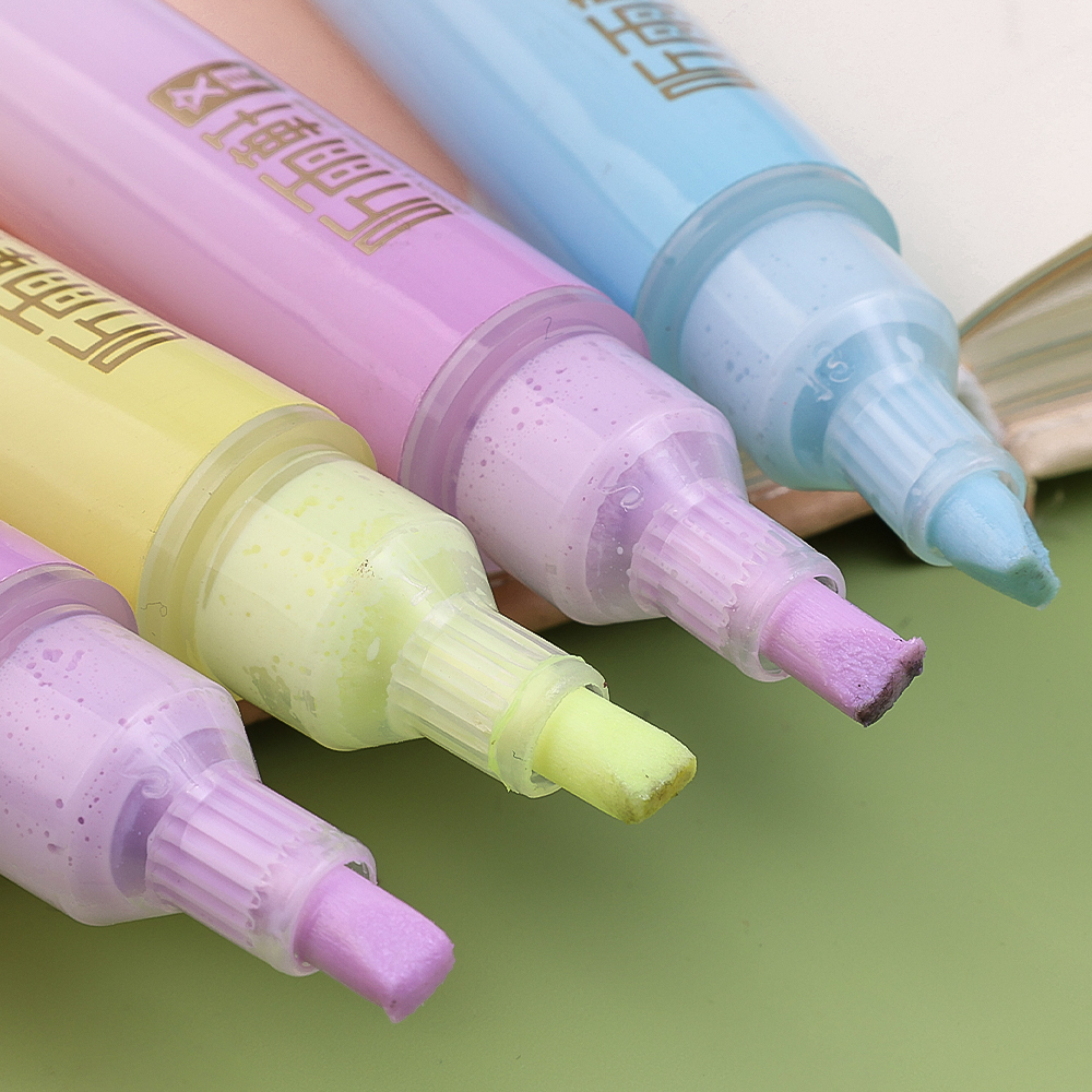 Candy Color Glue Pen Quick-Drying Manual Dispensing Pen Solid Glue Stick Student Handbook Diy High Viscosity Glue Office