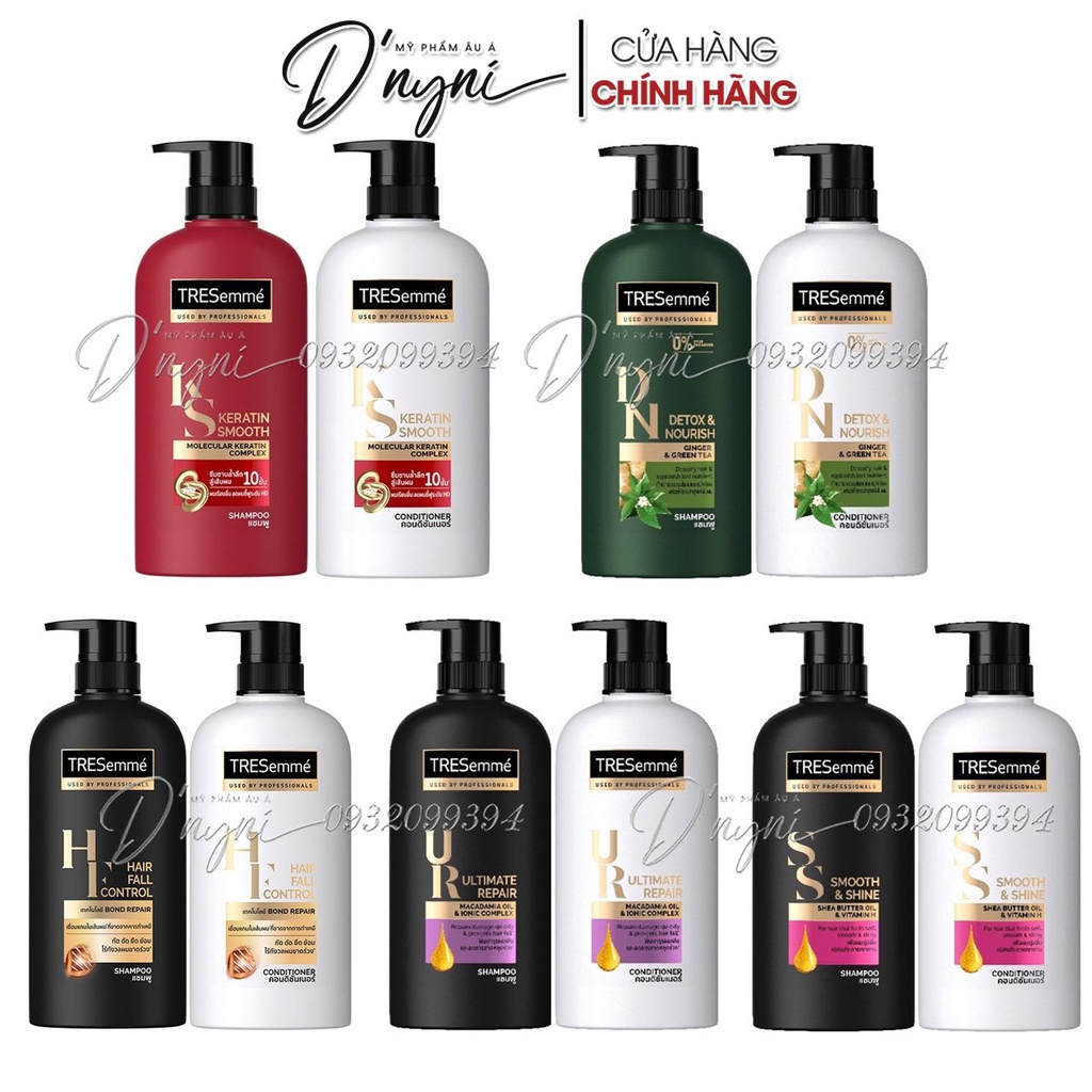 Dầu Gội HOẶC Xả Tóc Tresseme Thái Lan 400ml